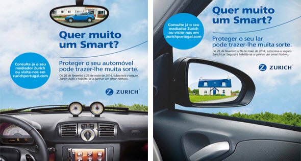 Seguro de casa e automóvel da Zurich prometem Smart